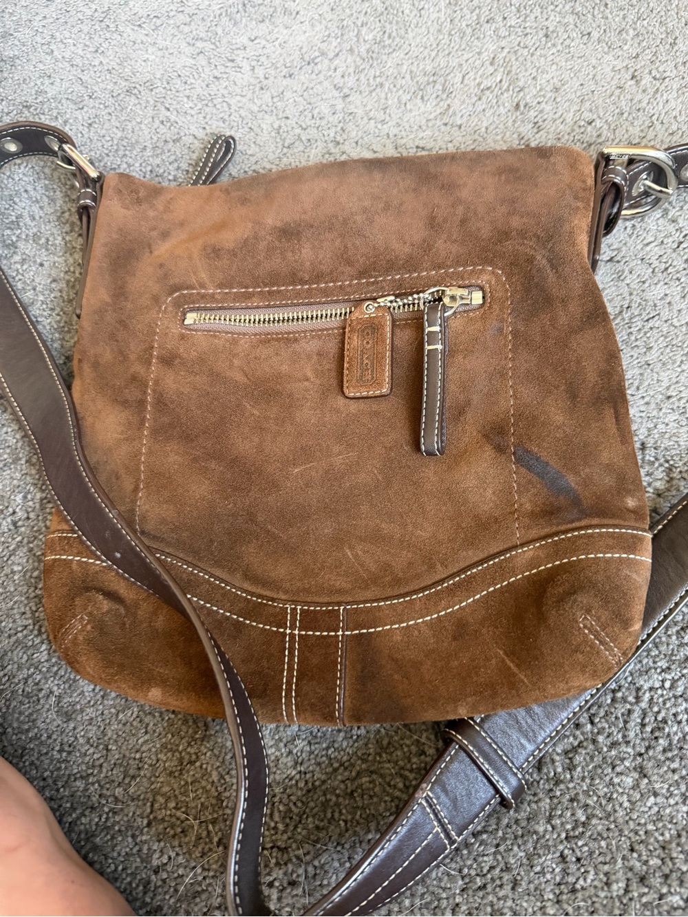 Coach Suede Bag